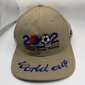 2002 World Cup Korean Snapback Hat Vintage Soccer